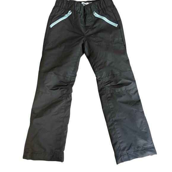 Old Navy size small (6-7) dark gray quilted lined pants, winter, snow, ski 4310 - Picture 1 of 8